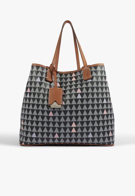 Bolsa Shopping Nina Triangle Preta