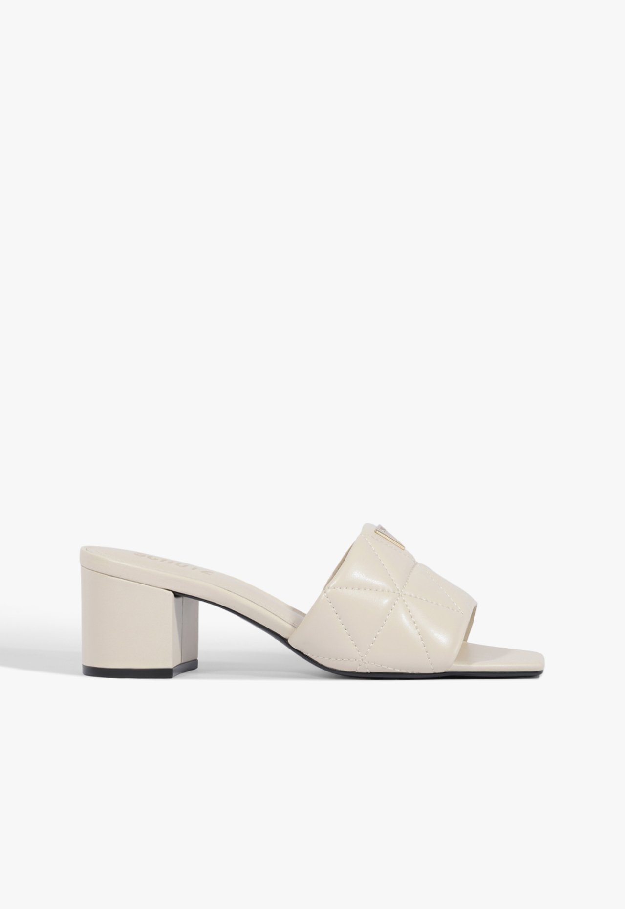 Sandália Mule Matelassê Branco | Schutz