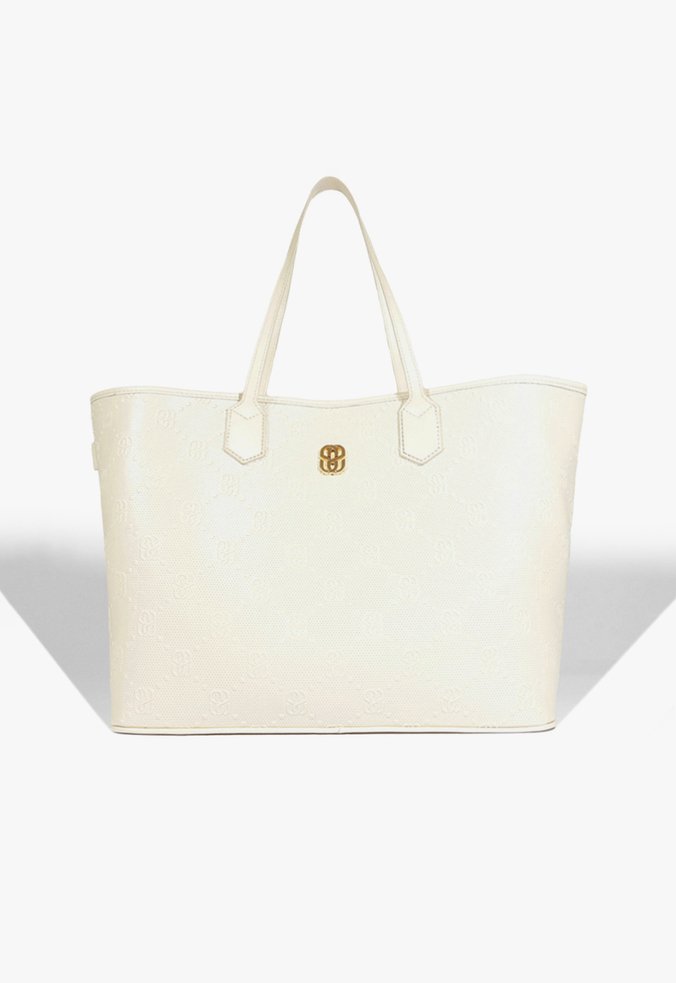 Bolsa Shopping Tess Couro Branca