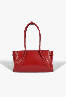 Bolsa Tiracolo Sofia Média Couro Vermelha