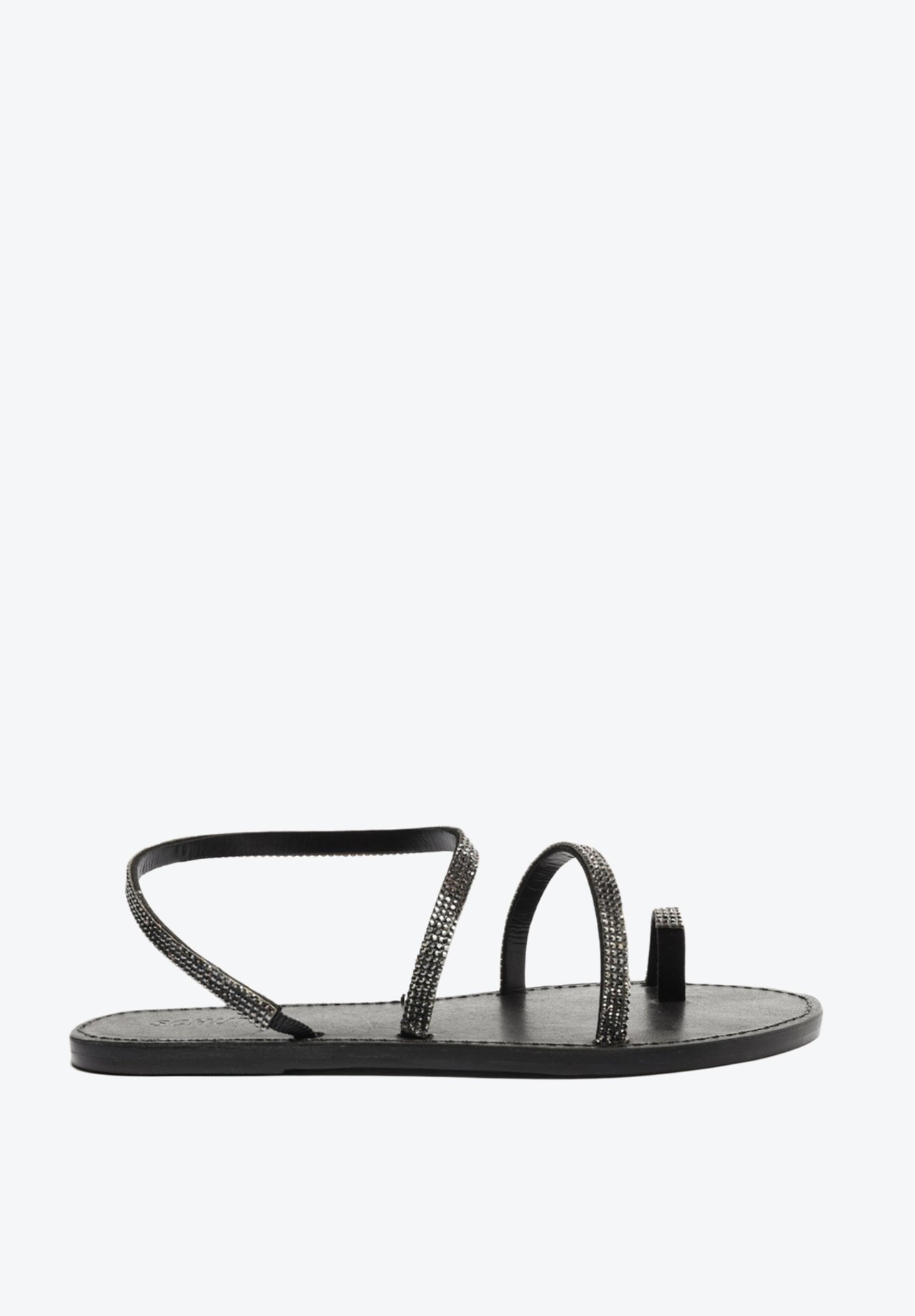 Sandália Rasteira Mariah Preta | Schutz