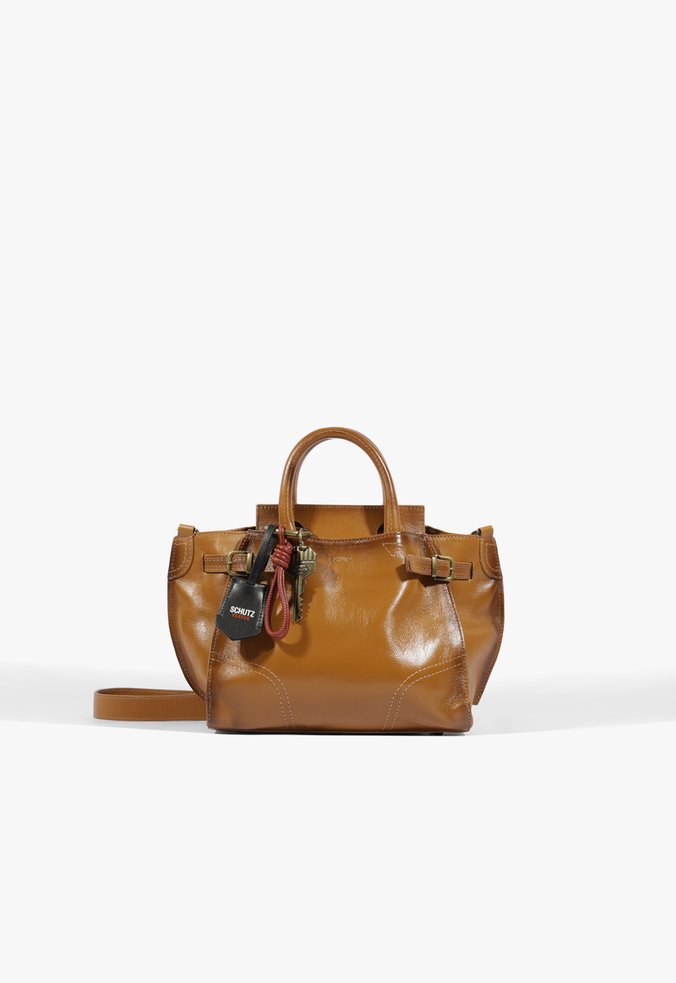 Bolsa Heaven Heritage Pequena Couro Marrom