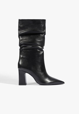 Bota Harriet Couro Preta