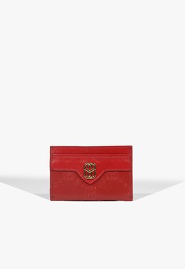 Porta Cartão Stamp Vermelho
