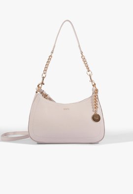 Bolsa Tiracolo Shoulder Elowen Média Couro Branca