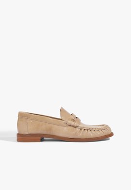 Mocassim Tyche Couro Marrom