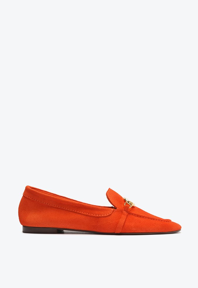 Mocassim Suede Laranja