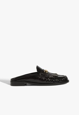Mule Mocashop Couro Preto