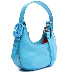 Bolsa Tiracolo Shoulder Bag Couro Azul