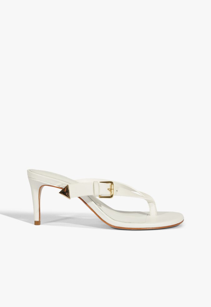 Mule Verniz Classic Branco