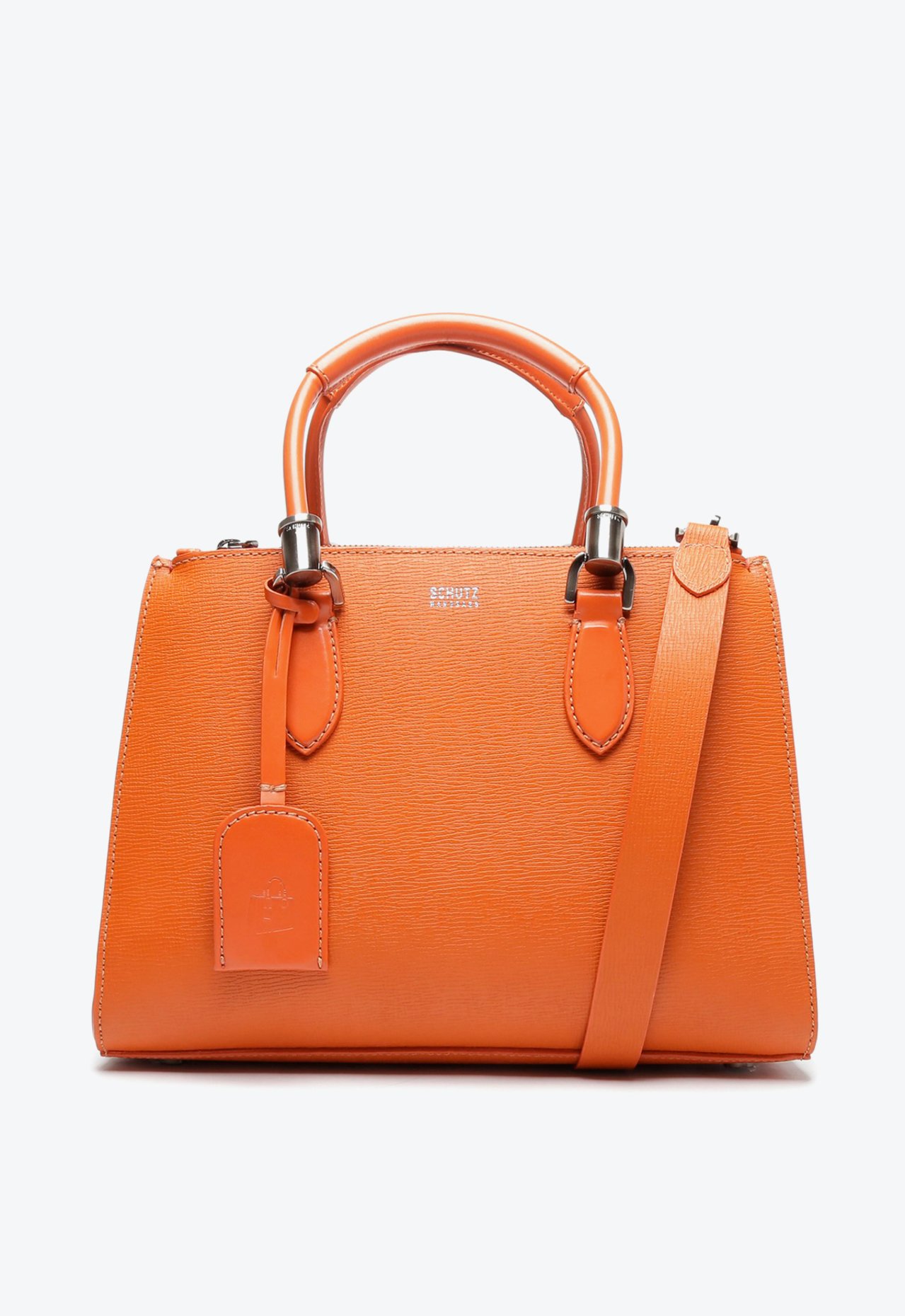 Bolsa Tote Grande Lorena Couro Laranja | Schutz