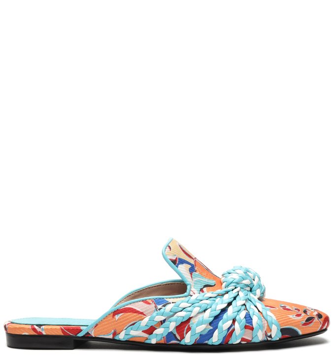 Sandália Flat Mule Freshfull Flowers