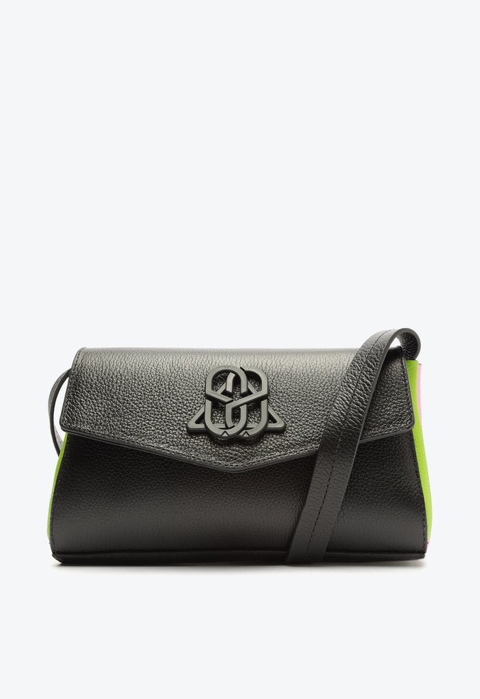 Bolsa Tiracolo Melissa Couro Preta | Schutz