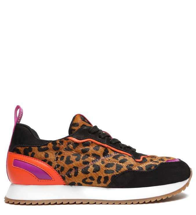 Tênis Ninety New Retro Animal Print Neon