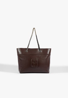 Bolsa Mini Shopping Belle Couro Marrom