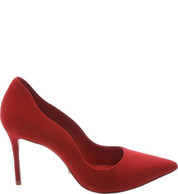 Scarpins Curved Red