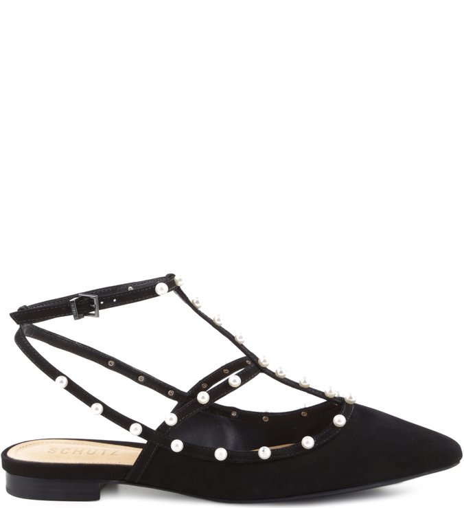 Flat Pearls Black