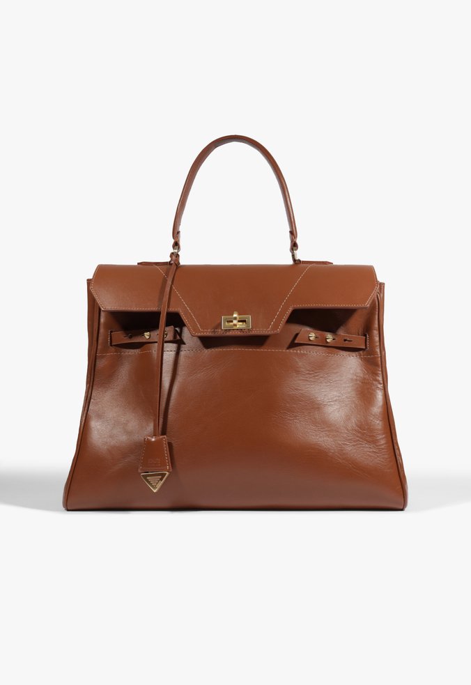 Bolsa Hailey Grande Couro Marrom