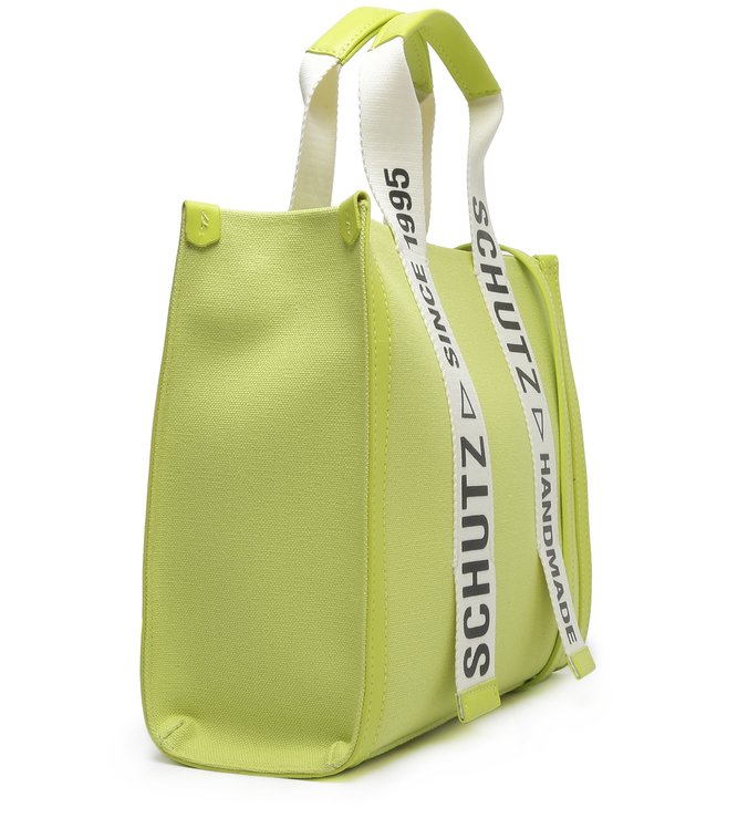 Bolsa Mini Tote Livia Lona Verde Bolsa Mini Tote Livia Lona Verde