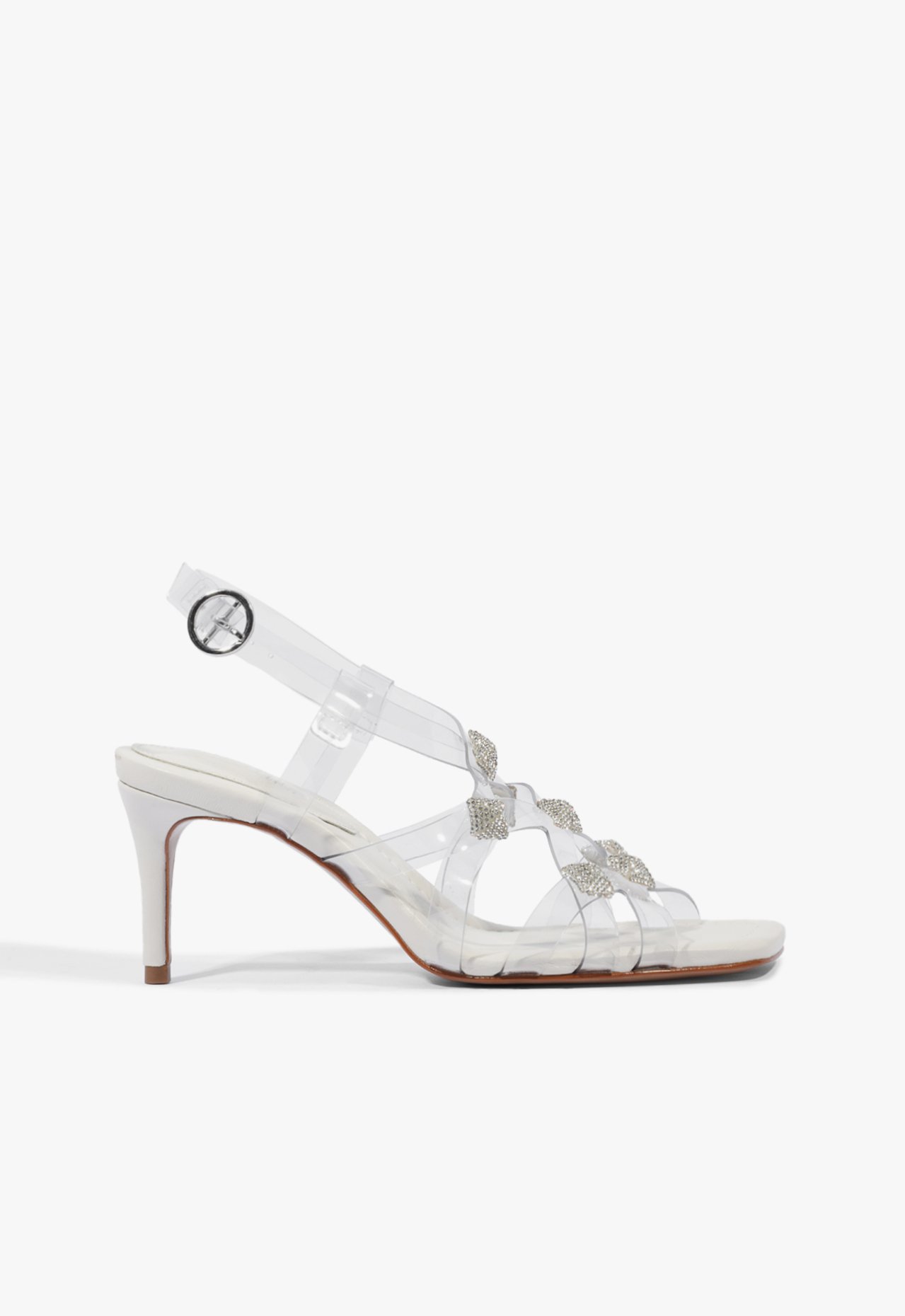 Sandália Salto Fino Vinil | Schutz