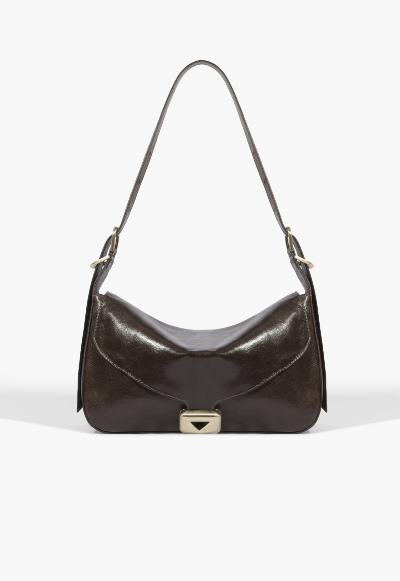 Bolsa Tiracolo Harlow Média Couro Marrom | Schutz