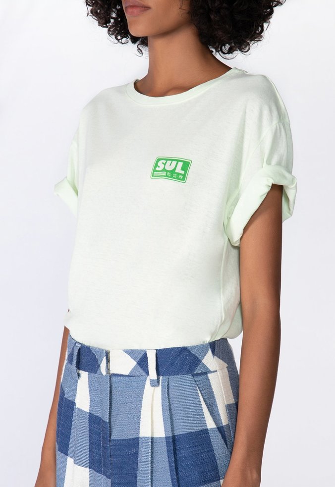 Camiseta Manga Curta Verde