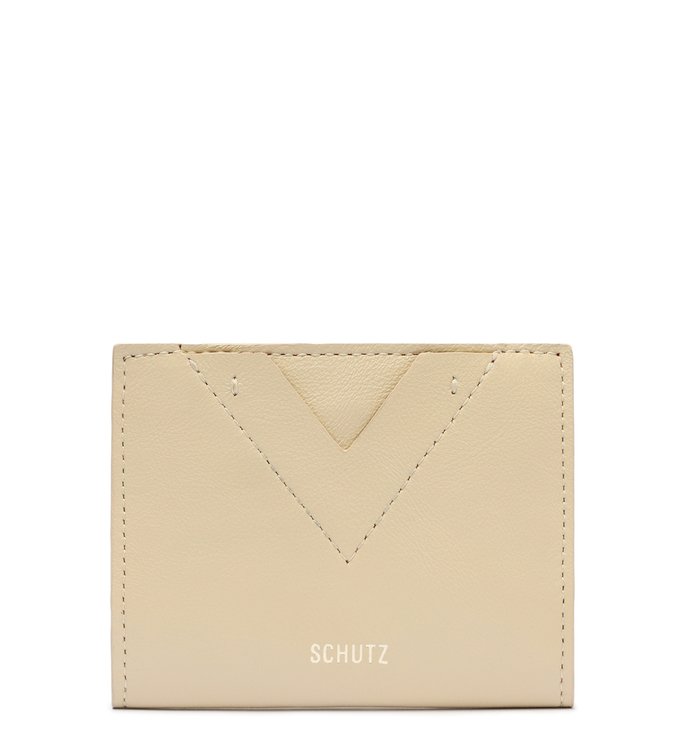 Porta Cartões Ellie Couro Branco