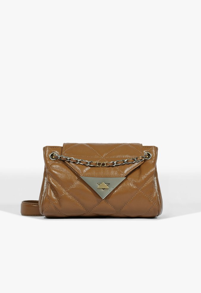 Bolsa Média S95 Couro Marrom