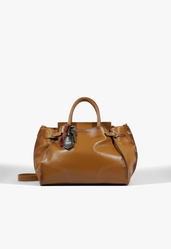 Bolsa Tote Grande Heaven Heritage Couro Marrom