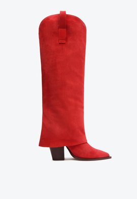 Bota Woody Up Cloak Camurça Vermelha