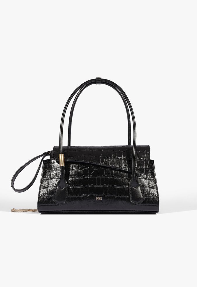 Bolsa Tote Bryan Média Couro Preta