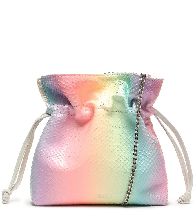 Bolsa Tiracolo Rainbow/Branca