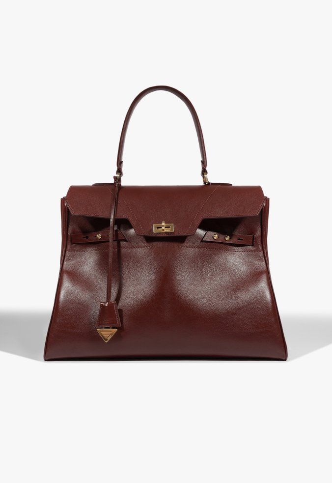 Bolsa Hailey Grande Couro Vermelha