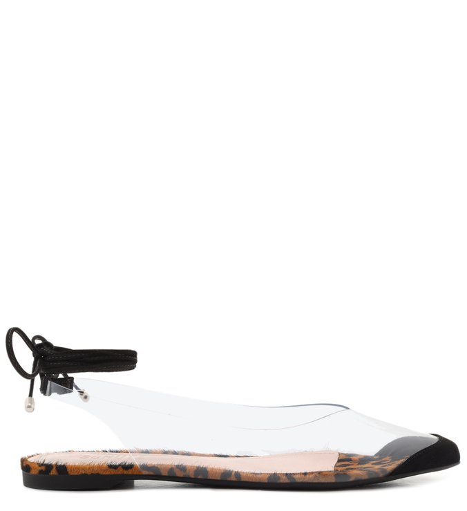 Flat Vinil Lace-Up Nobuck Animal Print Flat Vinil Lace-Up Nobuck Animal Print