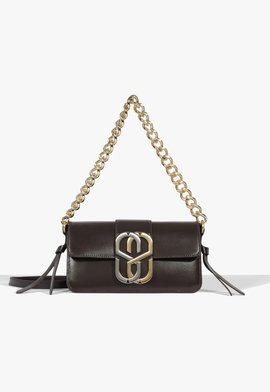 Bolsa Shoulder Bold Couro Marrom