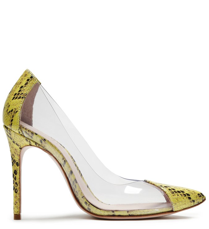 Emi Scarpin Vinil Neon Lemon