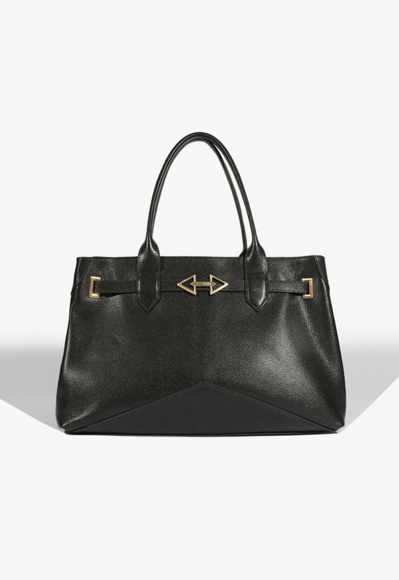 Bolsa Tote Sally Grande de Couro Preta | Schutz