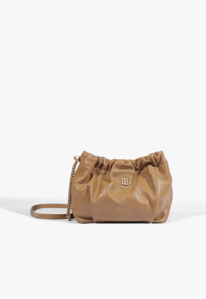 Bolsa Gwen Pequena Couro Nude