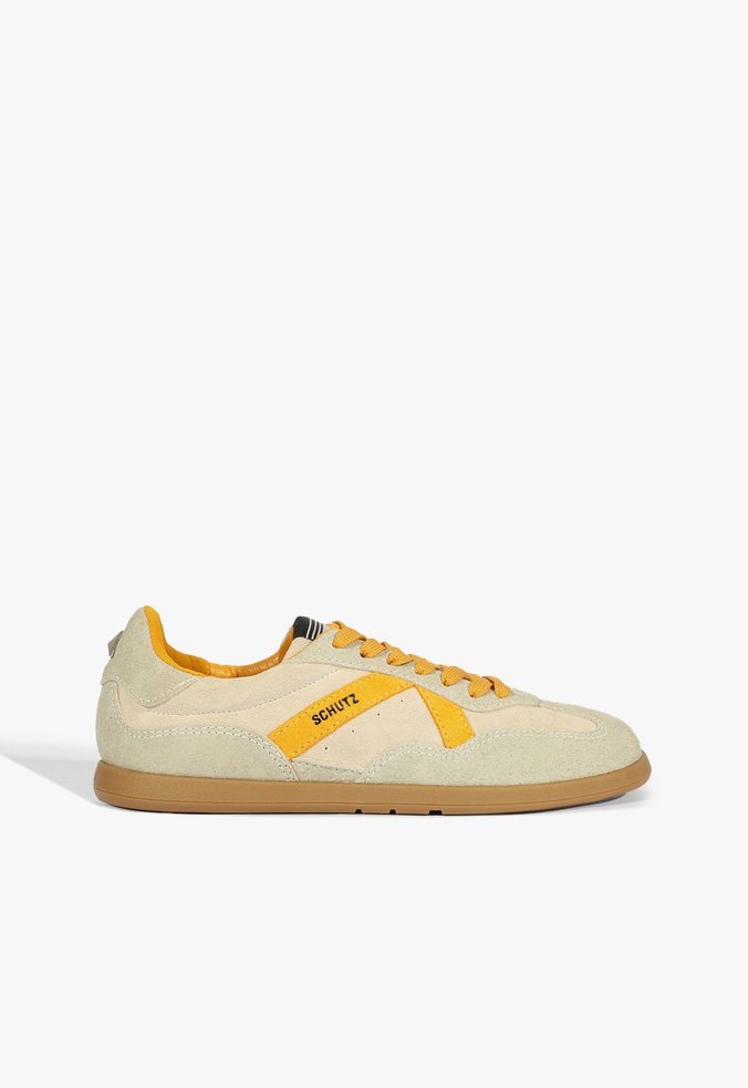 Tênis Garden Branco e Amarelo