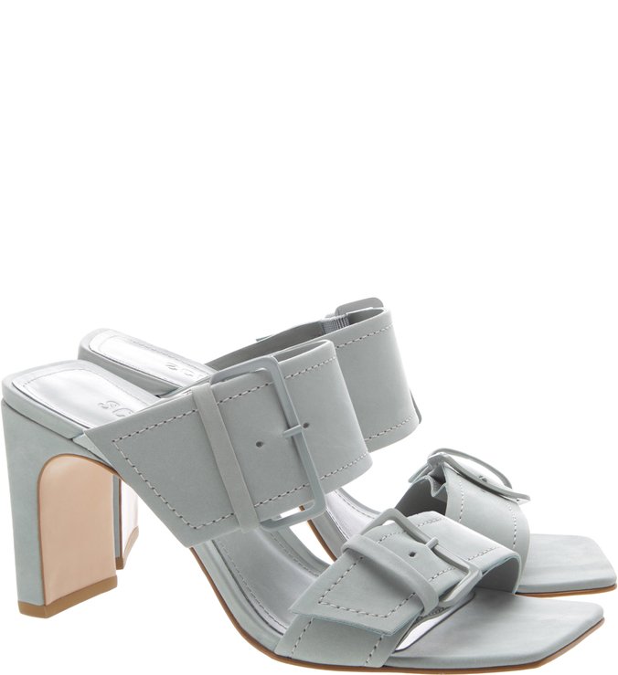 Sandália Mule Super Buckle Mint Sandália Mule Super Buckle Mint