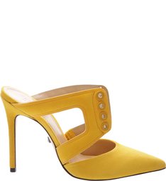 Sapato Scarpin Vinil Sport Amarelo