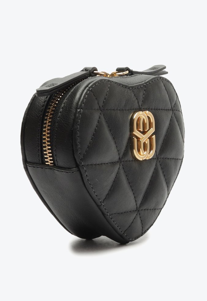Mini Pochete The Love Bag Couro Preta