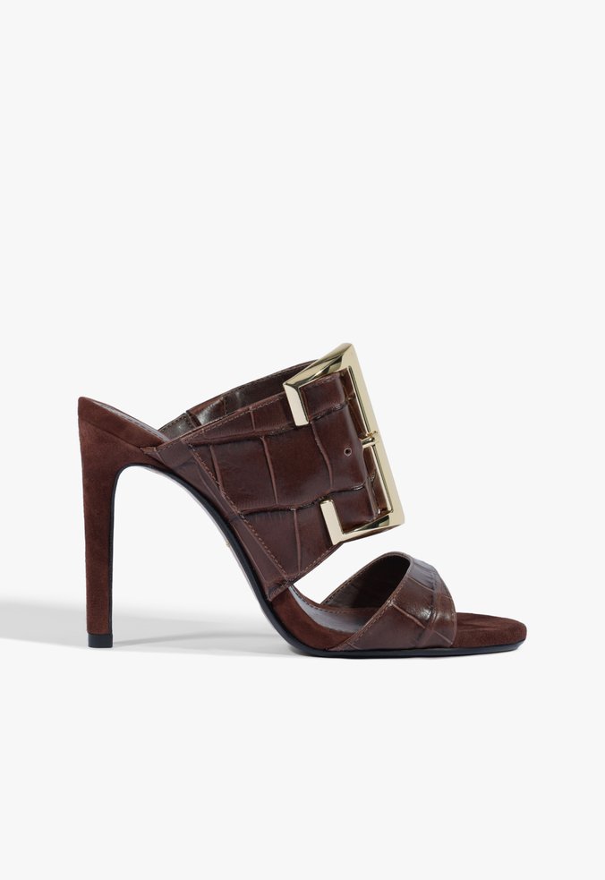 Sandália Croco Gator Marrom