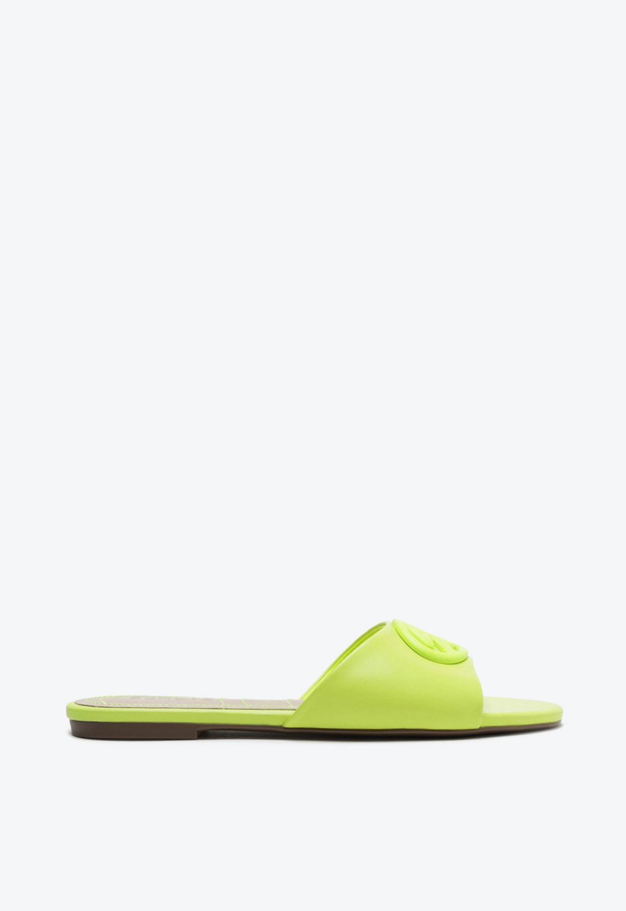 Sandália Mule Couro Verde Neon | Schutz