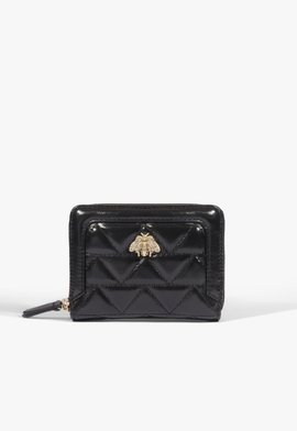 Carteira M Believe Matelasse Couro Preto