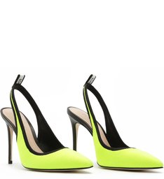 Sapato Scarpin Sporty Verde Neon