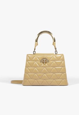Bolsa Tote  New Believe Grande Couro Nude