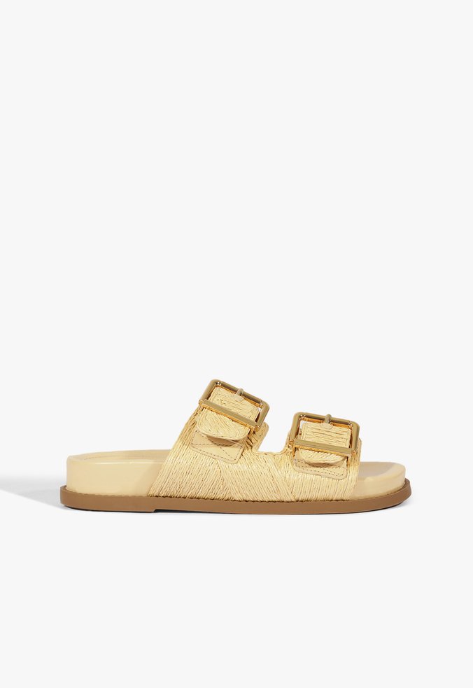 Papete Lupita Buckle Sporty Bege
