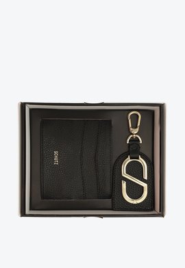 Kit Porta Cartões e Chaveiro Gizzy preto