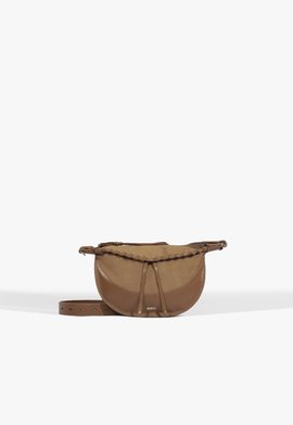 Bolsa Pochete Bree Pequena Couro Marrom